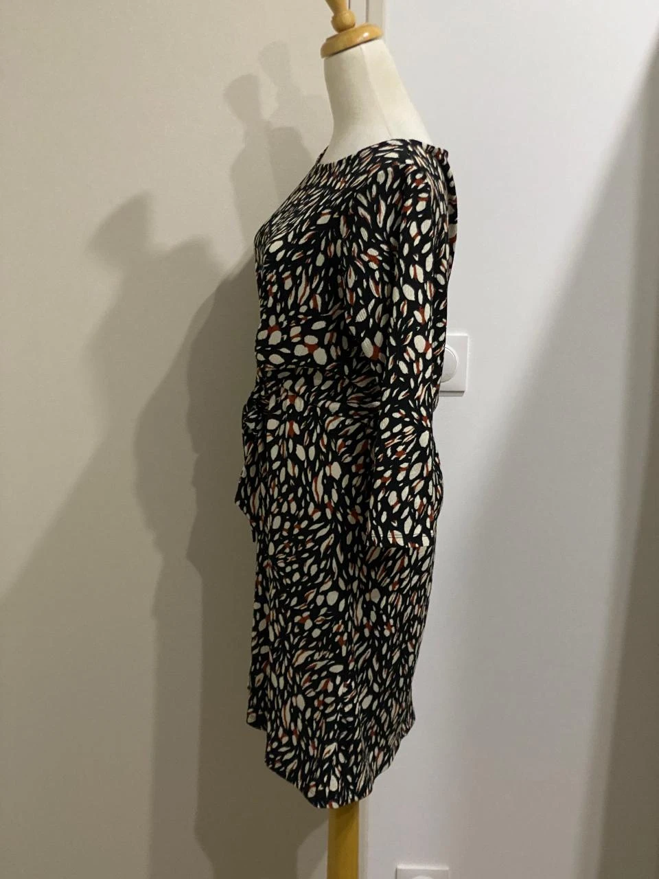Vestido fluido Grain de Malice mangas 3/4 Tamanho 38 M – photo 3